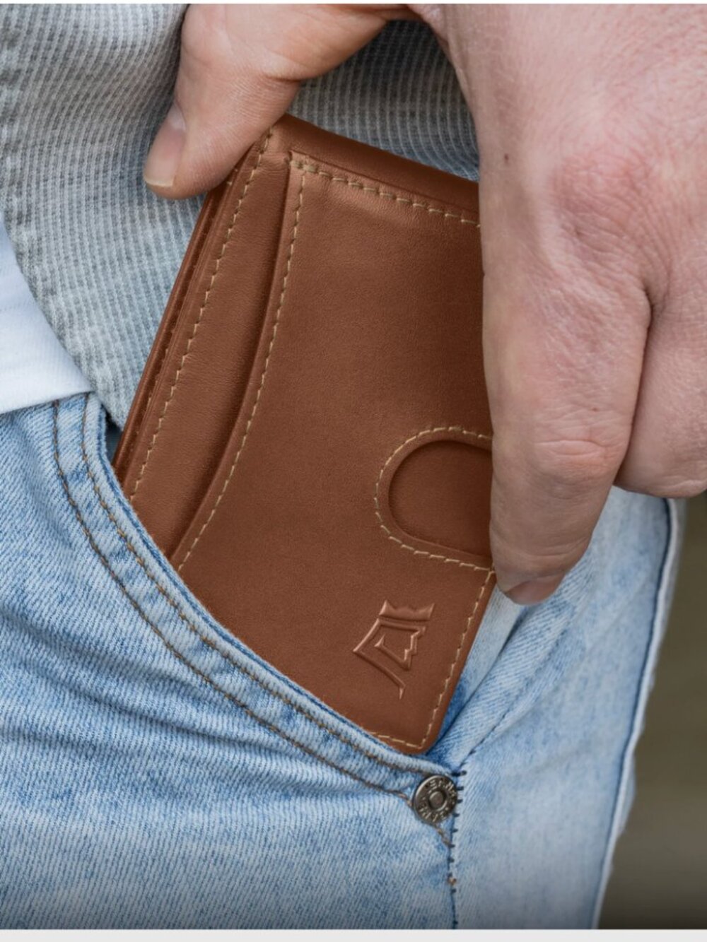 Kings Loot Money Clip Leather Wallet